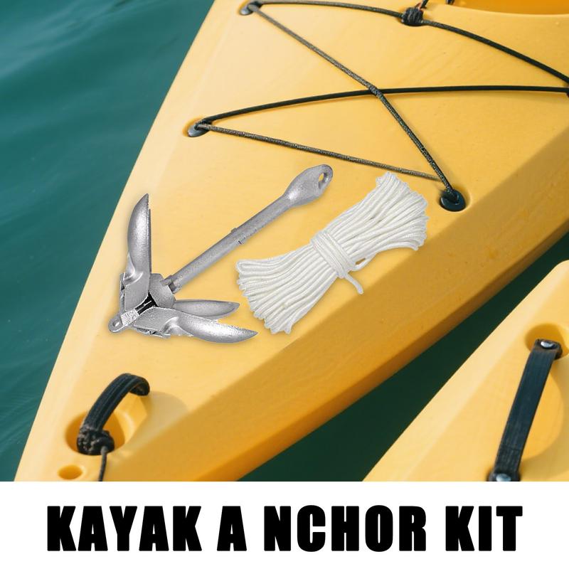 Fishing Boat Anchor - Ancre de canoë, système d'ancrage Compact