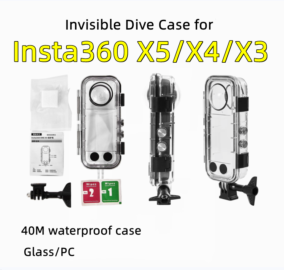 Fishing Boat Cover - Étui Invisible pour Insta360 X3 X4